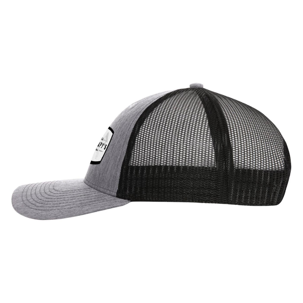 Ahead Brant Linen and Mesh Cap Embroidery - Carbon/Black - View 3