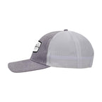 Ahead Brant Linen and Mesh Cap Embroidery - Carbon Linen/White - View 3