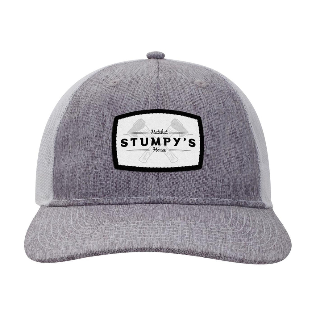 Ahead Brant Linen and Mesh Cap Embroidery - Carbon Linen/White - View 4
