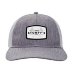 Ahead Brant Linen and Mesh Cap Embroidery - Carbon Linen/White - View 4
