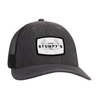 Ahead Brant Linen and Mesh Cap Embroidery - Charcoal Linen/Black - View 1