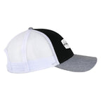 Ahead Brant Linen and Mesh Cap Transfer - Black-White - View 2