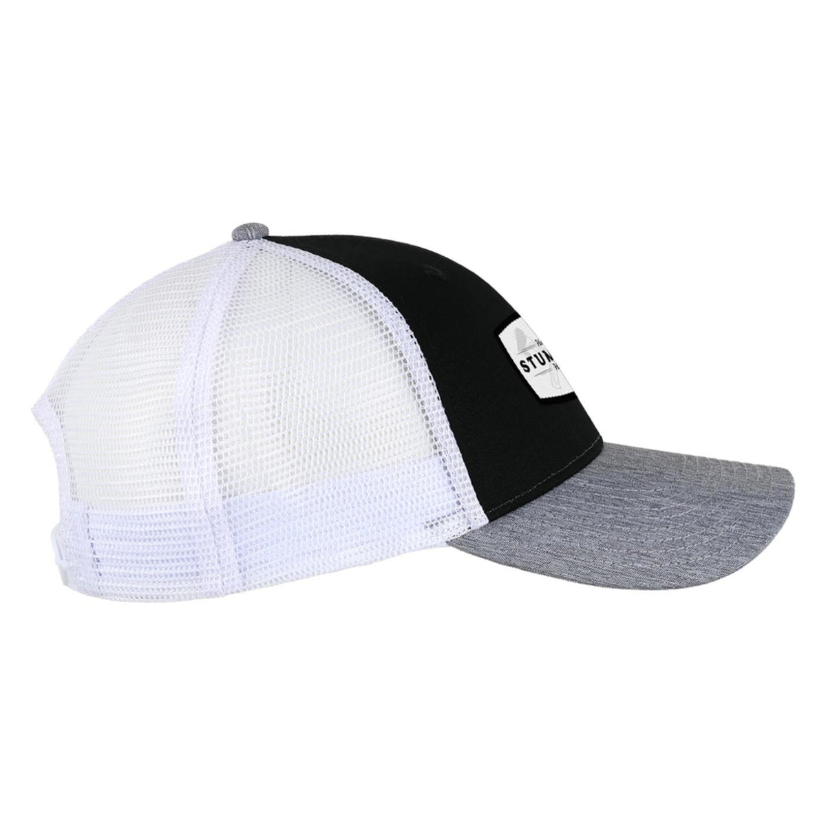 Ahead Brant Linen and Mesh Cap Transfer - Black-White - View 2