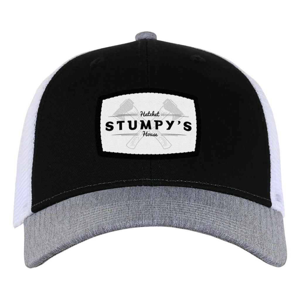 Ahead Brant Linen and Mesh Cap Transfer - Black-White - View 4