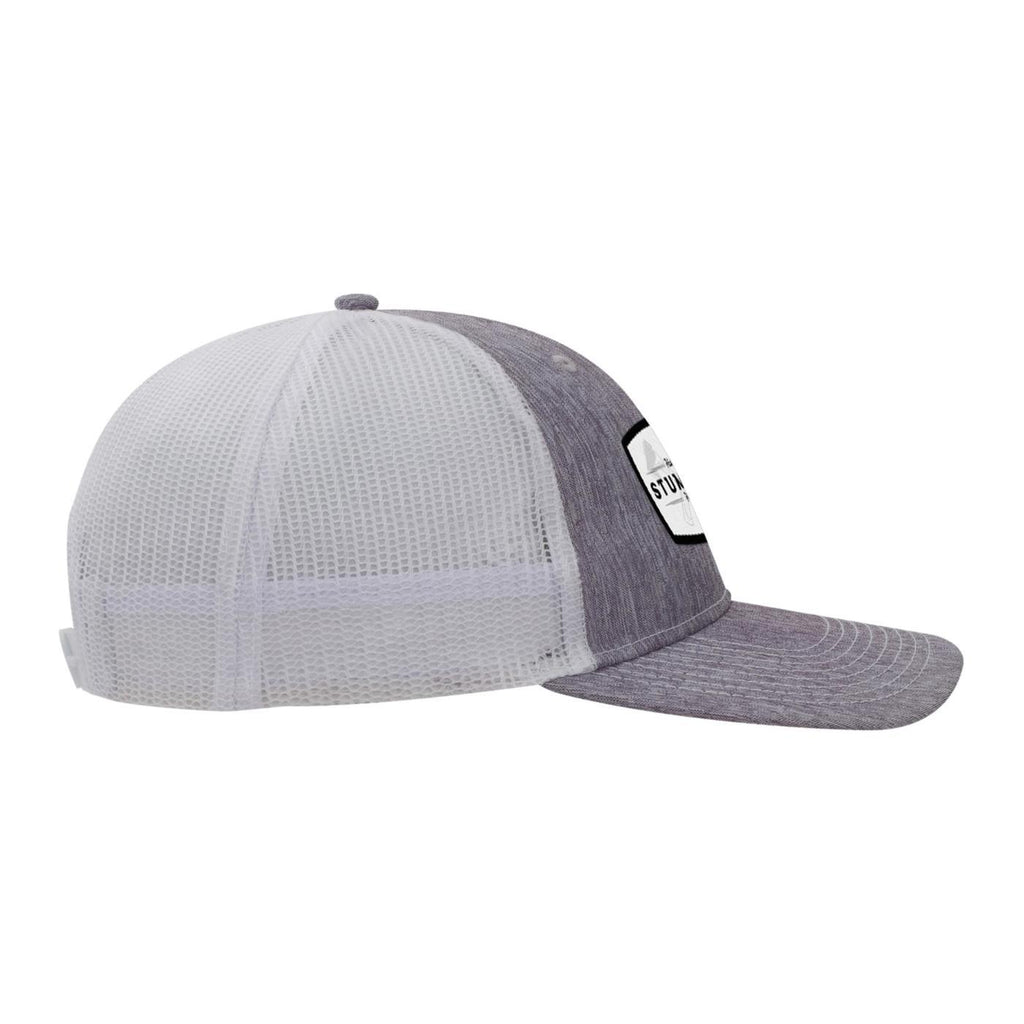Ahead Brant Linen and Mesh Cap Transfer - Carbon Linen/White - View 2