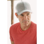 Ahead Brant Linen and Mesh Cap Transfer - Carbon Linen/White - View 6
