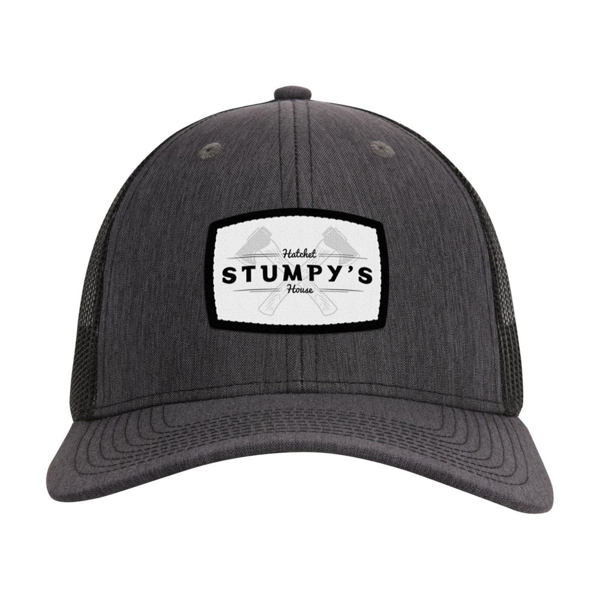Ahead Brant Linen and Mesh Cap Transfer - Charcoal Linen/Black - View 4