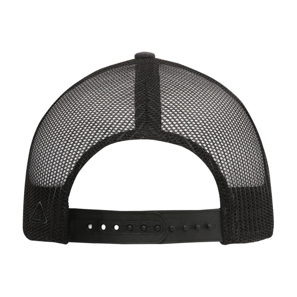 Ahead Brant Linen and Mesh Cap Transfer - Charcoal Linen/Black - View 5