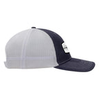 Ahead Brant Linen and Mesh Cap Transfer - Navy Linen/White - View 2