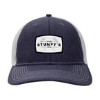 Ahead Brant Linen and Mesh Cap Transfer - Navy Linen/White - View 4