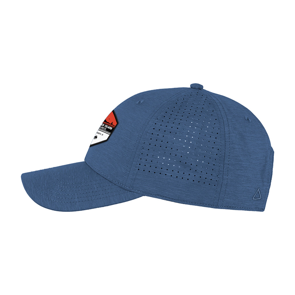 Ahead Brezo Perforated Performance Cap Transfer - Blue - View 3