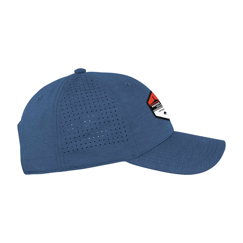 Ahead Brezo Perforated Performance Cap Transfer - Blue - View 4