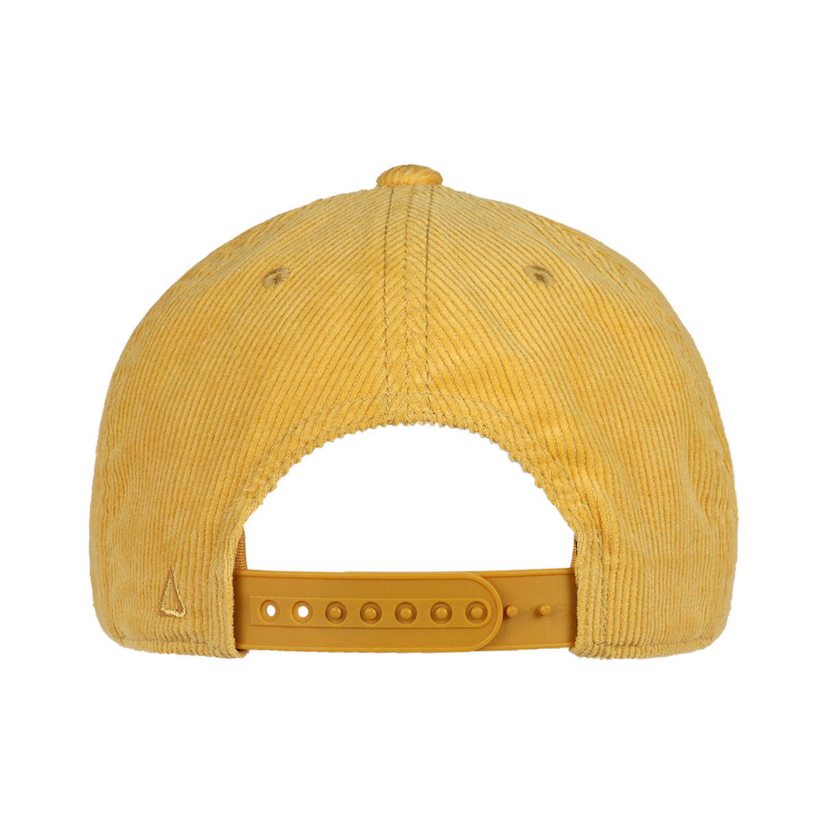 Ahead Chaser Corduroy 5 Panel Cap with Rope Visor Embroidery - Dandelion/Taupe - View 5