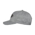 Ahead Chester Heathered Cap with Metal Clasp Embroidery - Grey Heather - View 3