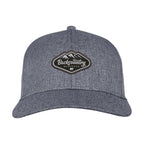 Ahead Chester Heathered Cap with Metal Clasp Transfer - Blue Heather - View 2