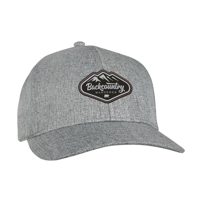 Ahead Chester Heathered Cap with Metal Clasp Transfer