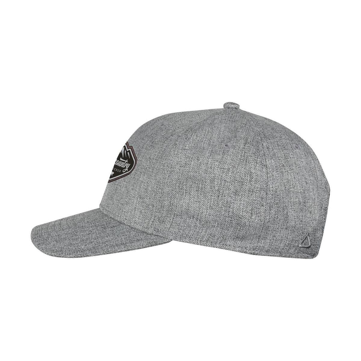 Ahead Chester Heathered Cap with Metal Clasp Transfer - Grey Heather - View 3