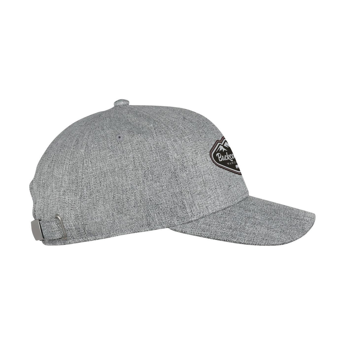 Ahead Chester Heathered Cap with Metal Clasp Transfer - Grey Heather - View 4