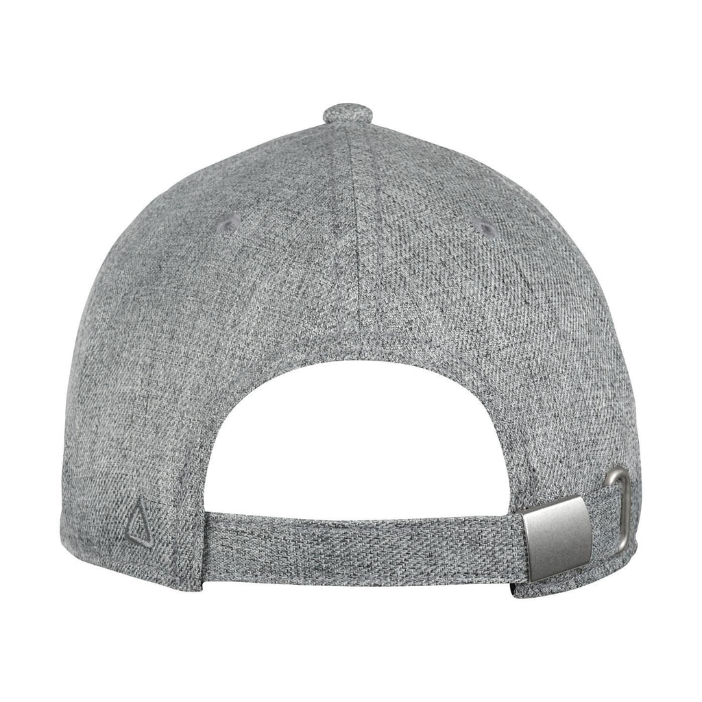 Ahead Chester Heathered Cap with Metal Clasp Transfer - Grey Heather - View 5