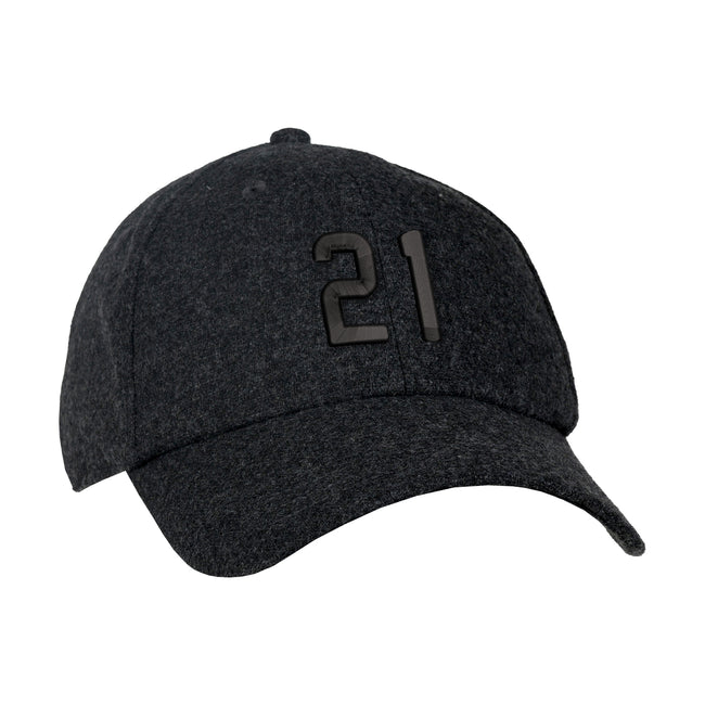 Ahead Clubhouse Wool Flannel Cap with Leather Strap Transfer