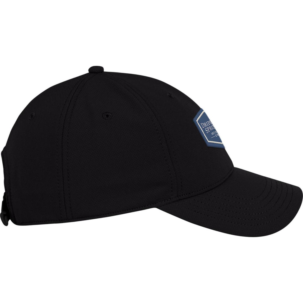 Ahead Frio Stretch Performance Cap, Unstructured Embroidery - Black - View 3
