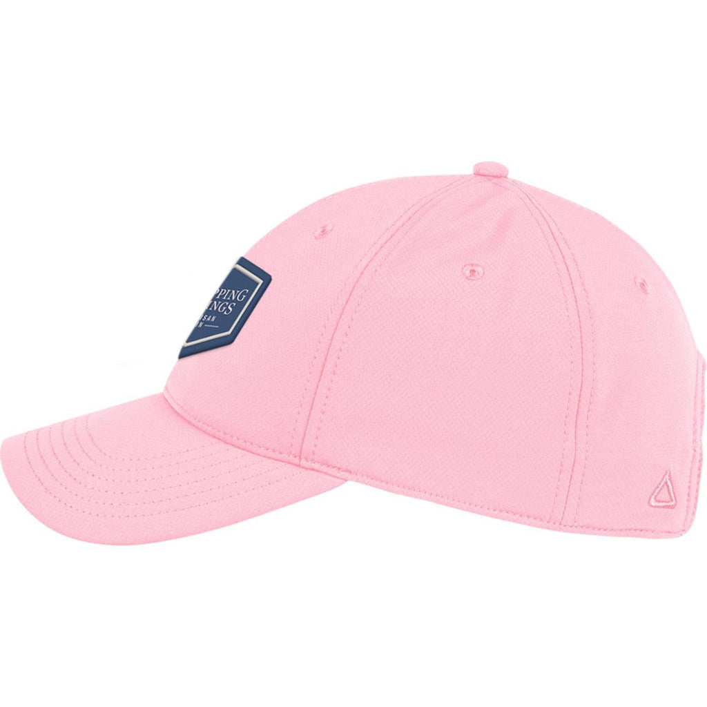 Ahead Frio Stretch Performance Cap, Unstructured Embroidery - Soft Pink - View 4