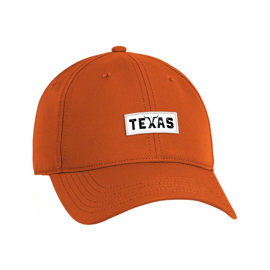 Ahead Frio Stretch Performance Cap, Unstructured Embroidery - Texas Orange - View 1
