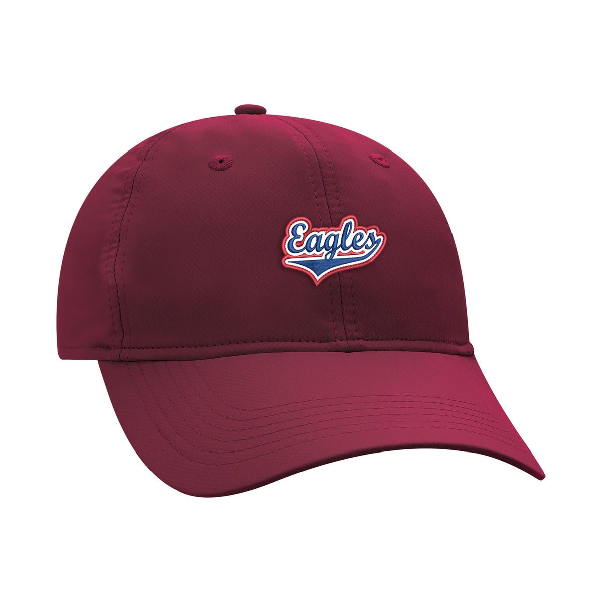 Ahead Frio Stretch Performance Cap, Unstructured Embroidery - University Bordeaux Red - View 1
