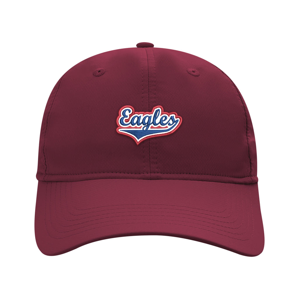 Ahead Frio Stretch Performance Cap, Unstructured Embroidery - University Bordeaux Red - View 2