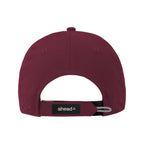 Ahead Frio Stretch Performance Cap, Unstructured Embroidery - University Bordeaux Red - View 5