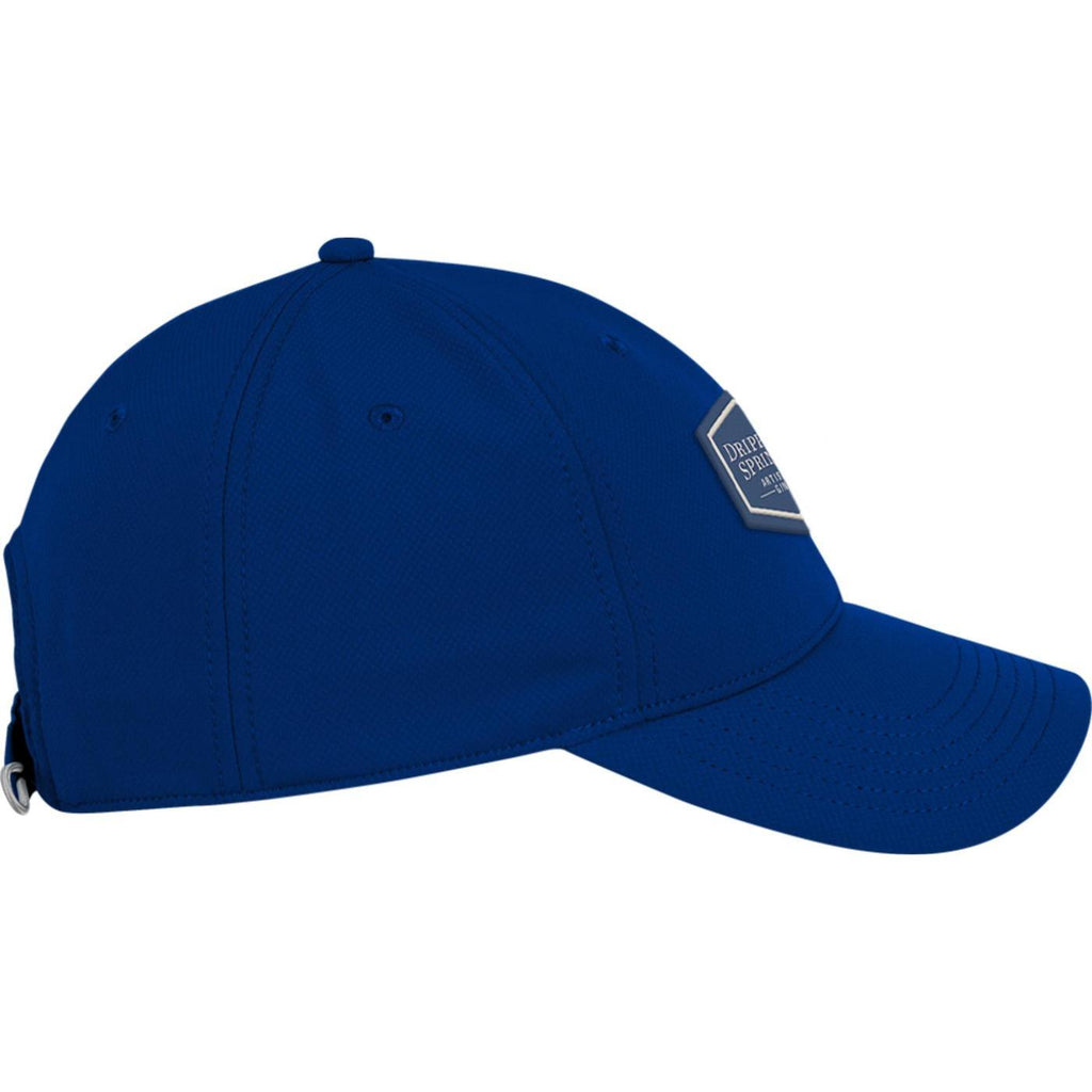Ahead Frio Stretch Performance Cap, Unstructured Embroidery - University Tour Blue - View 3