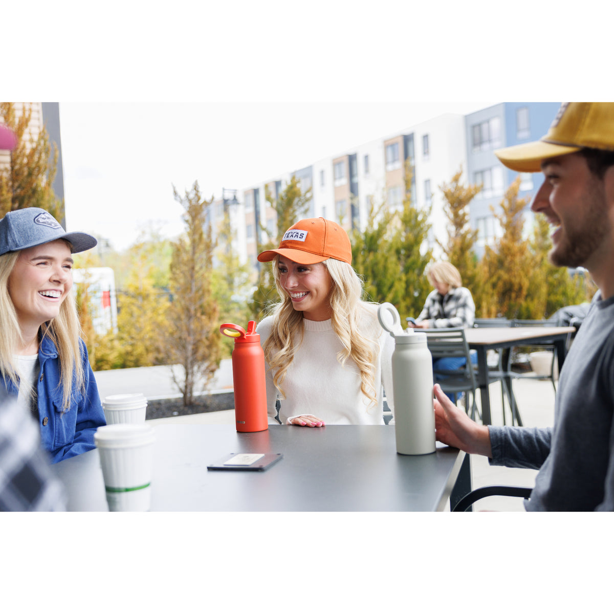 Ahead Frio Stretch Performance Cap, Unstructured Transfer - Texas Orange - View 8