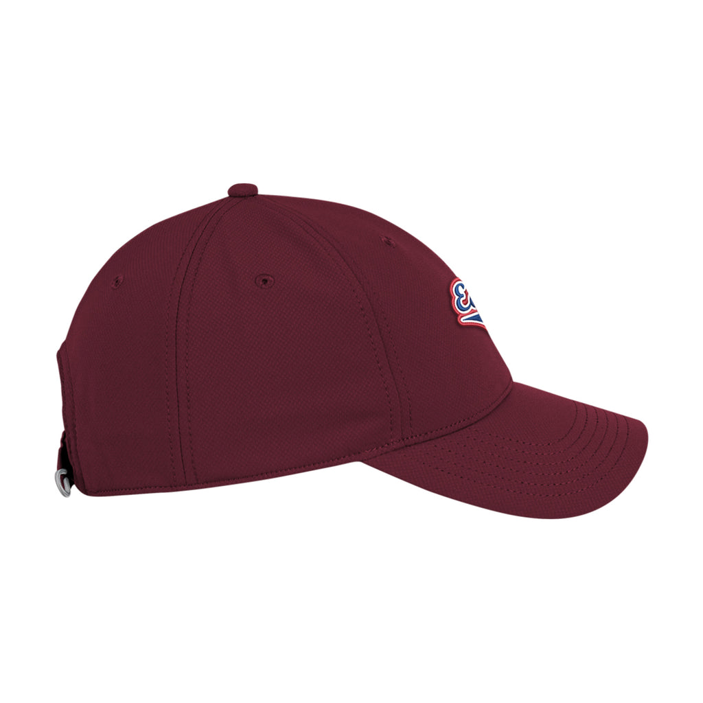 Ahead Frio Stretch Performance Cap, Unstructured Transfer - University Bordeaux Red - View 4