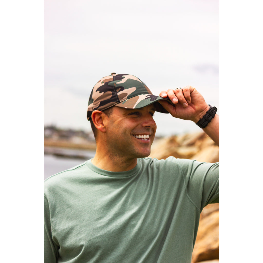 Ahead Gomer Camo Cap, Unstructured Transfer - Green Camo - View 6