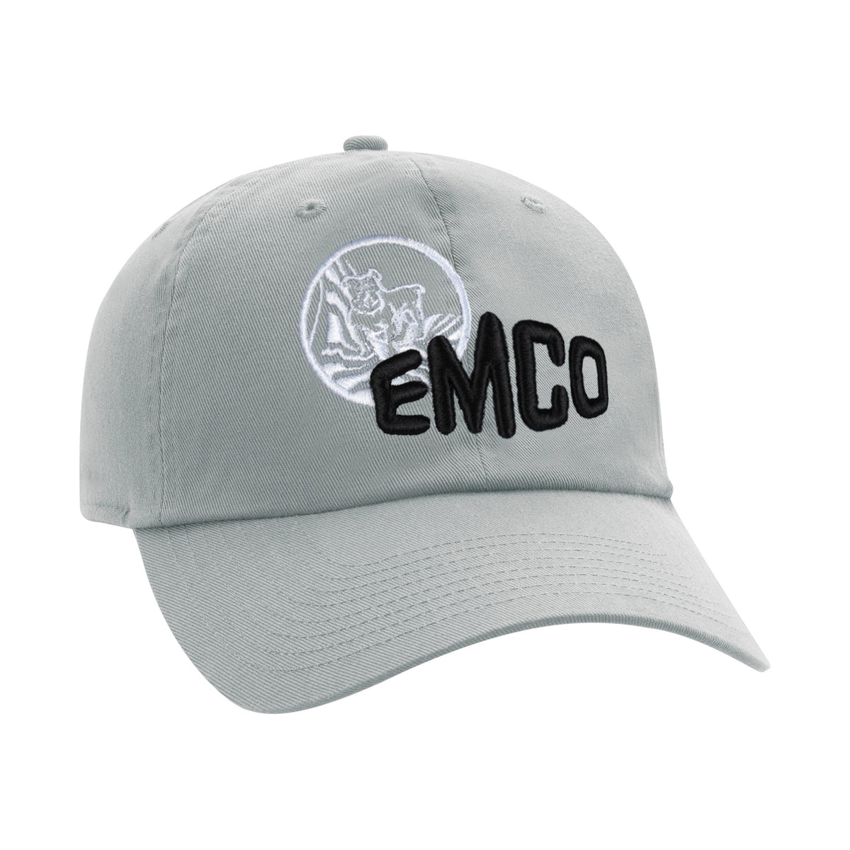 Ahead Largo Washed Twill Dad Cap Embroidery - Carbon - View 1