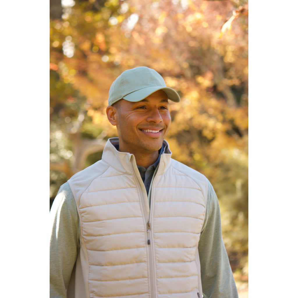 Ahead Largo Washed Twill Dad Cap Embroidery - Coastal Green - View 6