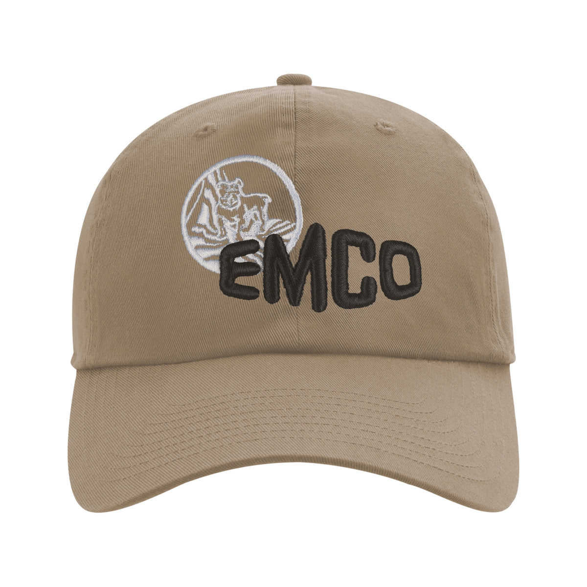 Ahead Largo Washed Twill Dad Cap Embroidery - Khaki - View 4