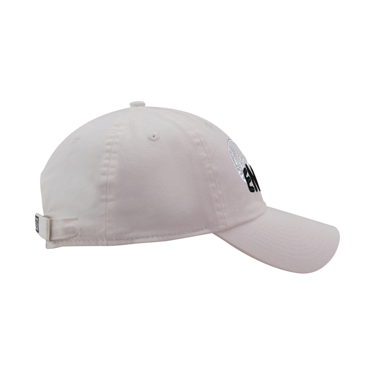 Ahead Largo Washed Twill Dad Cap Embroidery - White - View 2