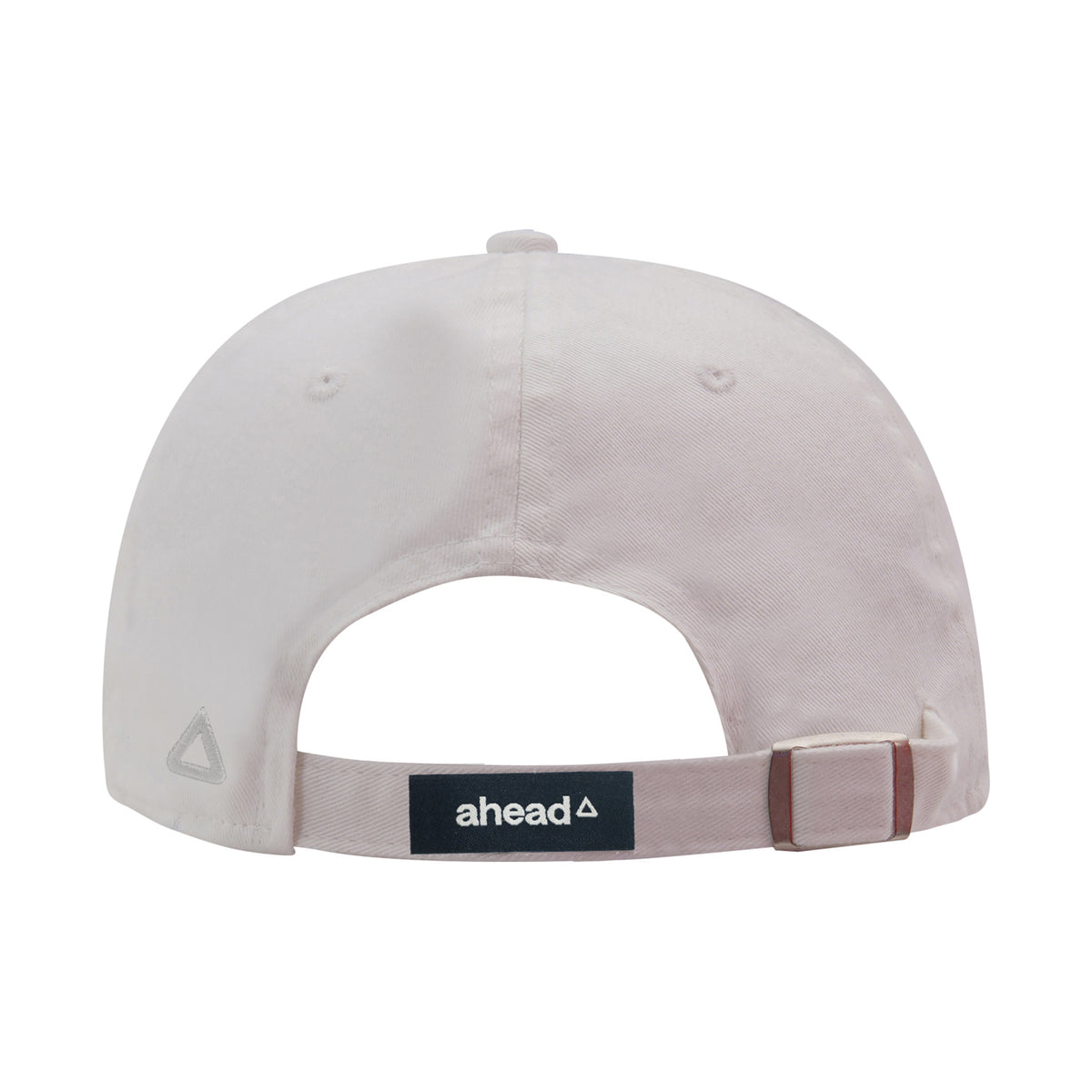 Ahead Largo Washed Twill Dad Cap Embroidery - White - View 5