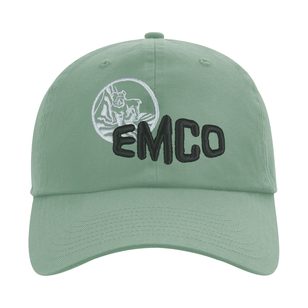 Ahead Largo Washed Twill Dad Cap Transfer - Coastal Green - View 4