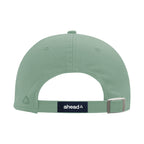 Ahead Largo Washed Twill Dad Cap Transfer - Coastal Green - View 5