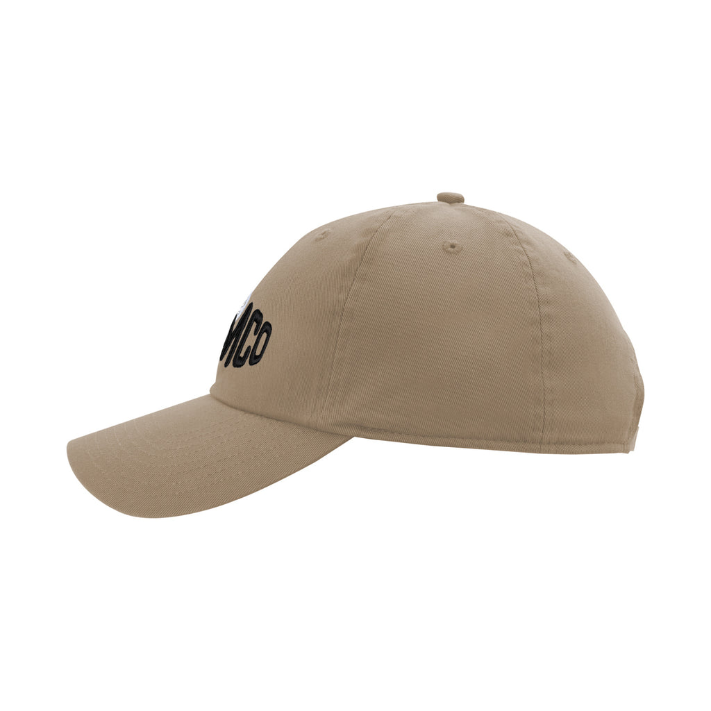 Ahead Largo Washed Twill Dad Cap Transfer - Khaki - View 3