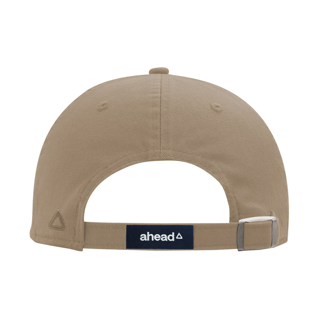Ahead Largo Washed Twill Dad Cap Transfer - Khaki - View 5