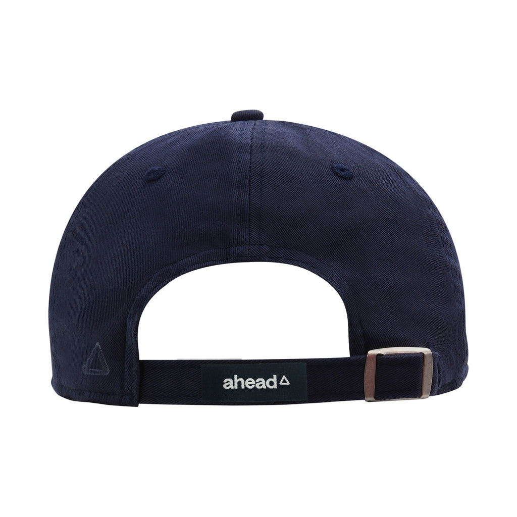 Ahead Largo Washed Twill Dad Cap Transfer - Nautical Navy - View 6