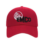 Ahead Largo Washed Twill Dad Cap Transfer - University Cardinal - View 2