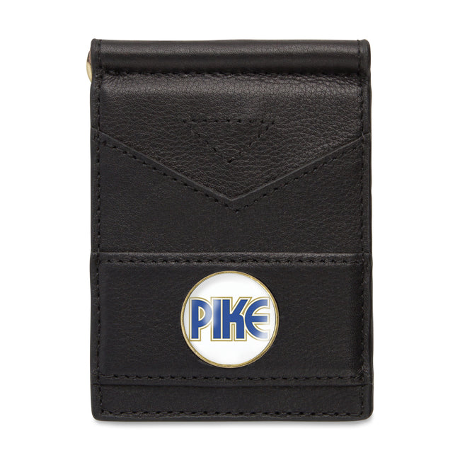Ahead Leather Folding Wallet with Money Clip Full Color
