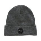 Ahead Newfoundland Fleece Lined Beanie with Cuff Embroidery - Charcoal Heather - View 1