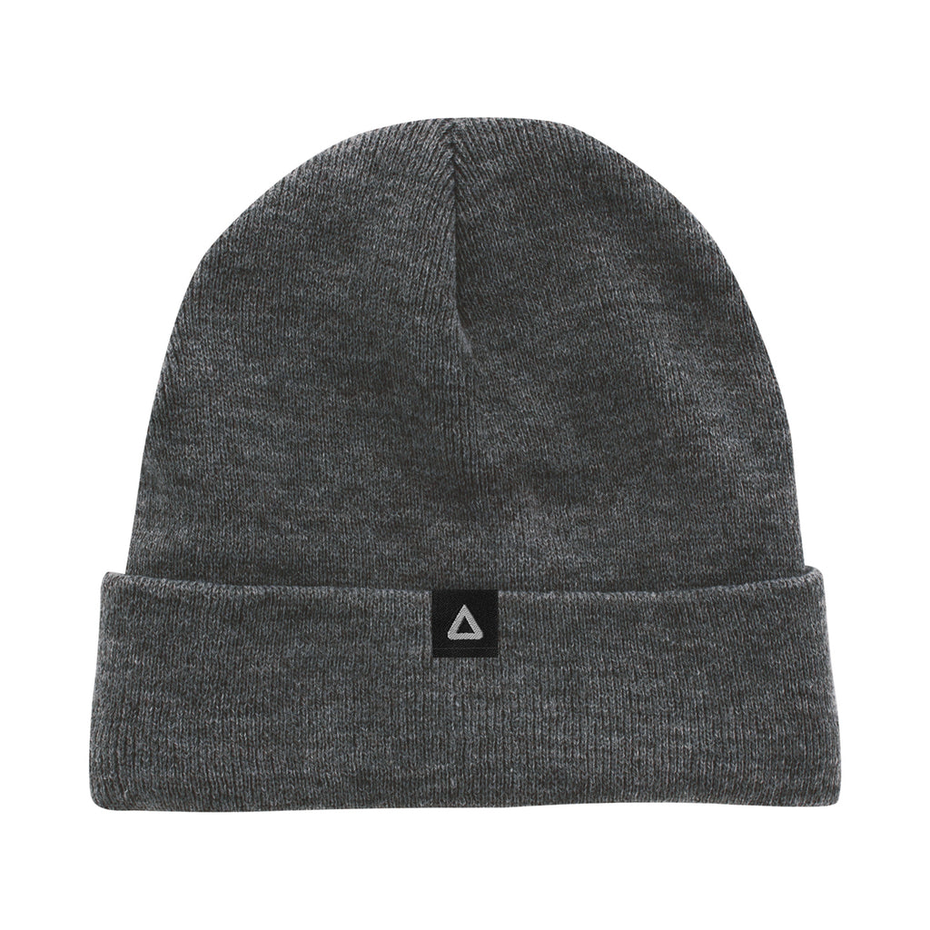 Ahead Newfoundland Fleece Lined Beanie with Cuff Embroidery - Charcoal Heather - View 2