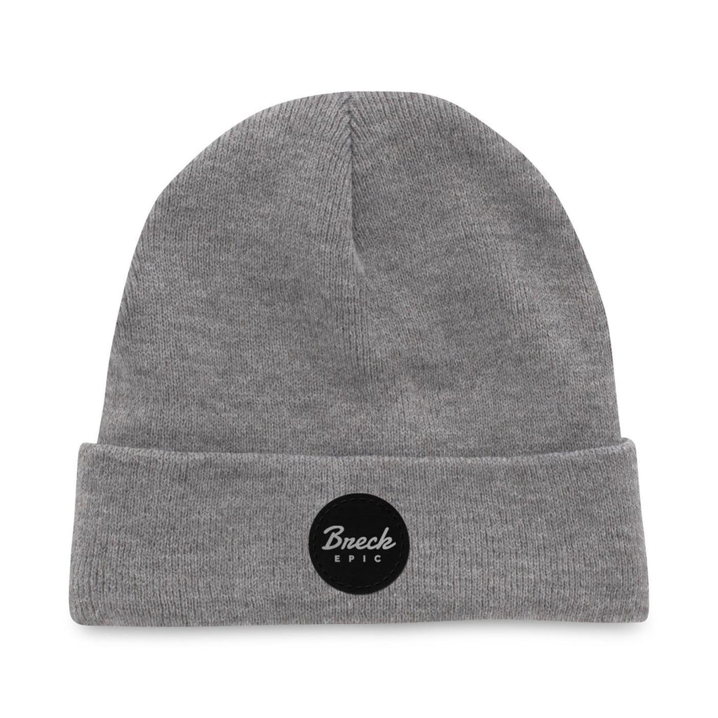 Ahead Newfoundland Fleece Lined Beanie with Cuff Embroidery - Grey Heather - View 1