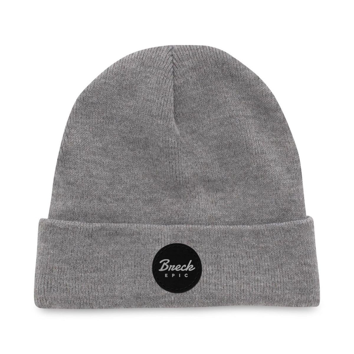 Ahead Newfoundland Fleece Lined Beanie with Cuff Embroidery - Grey Heather - View 1